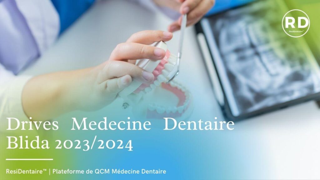 Drives Medecine Dentaire Blida 20232024